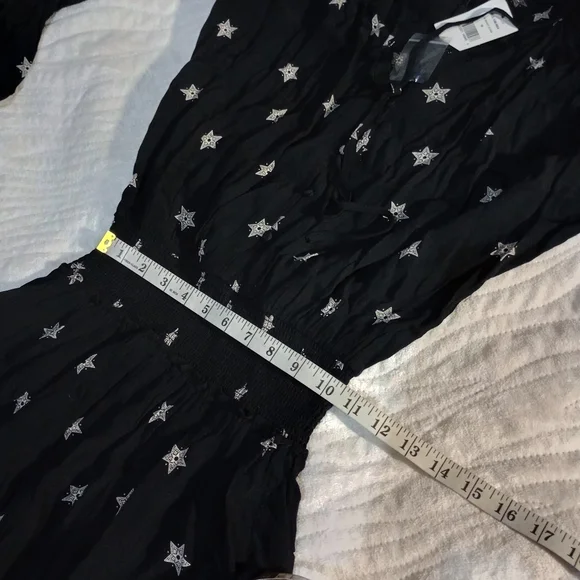 Rails jasmine smocked waist dress in black rivet star - Picture 7 of 8